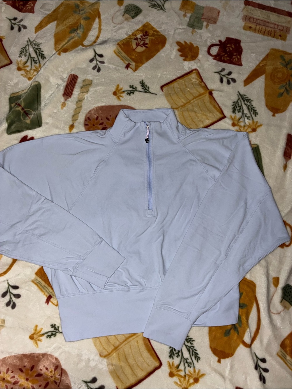 lululemon athletica Light Blue Women's Half-Zip Jacket
